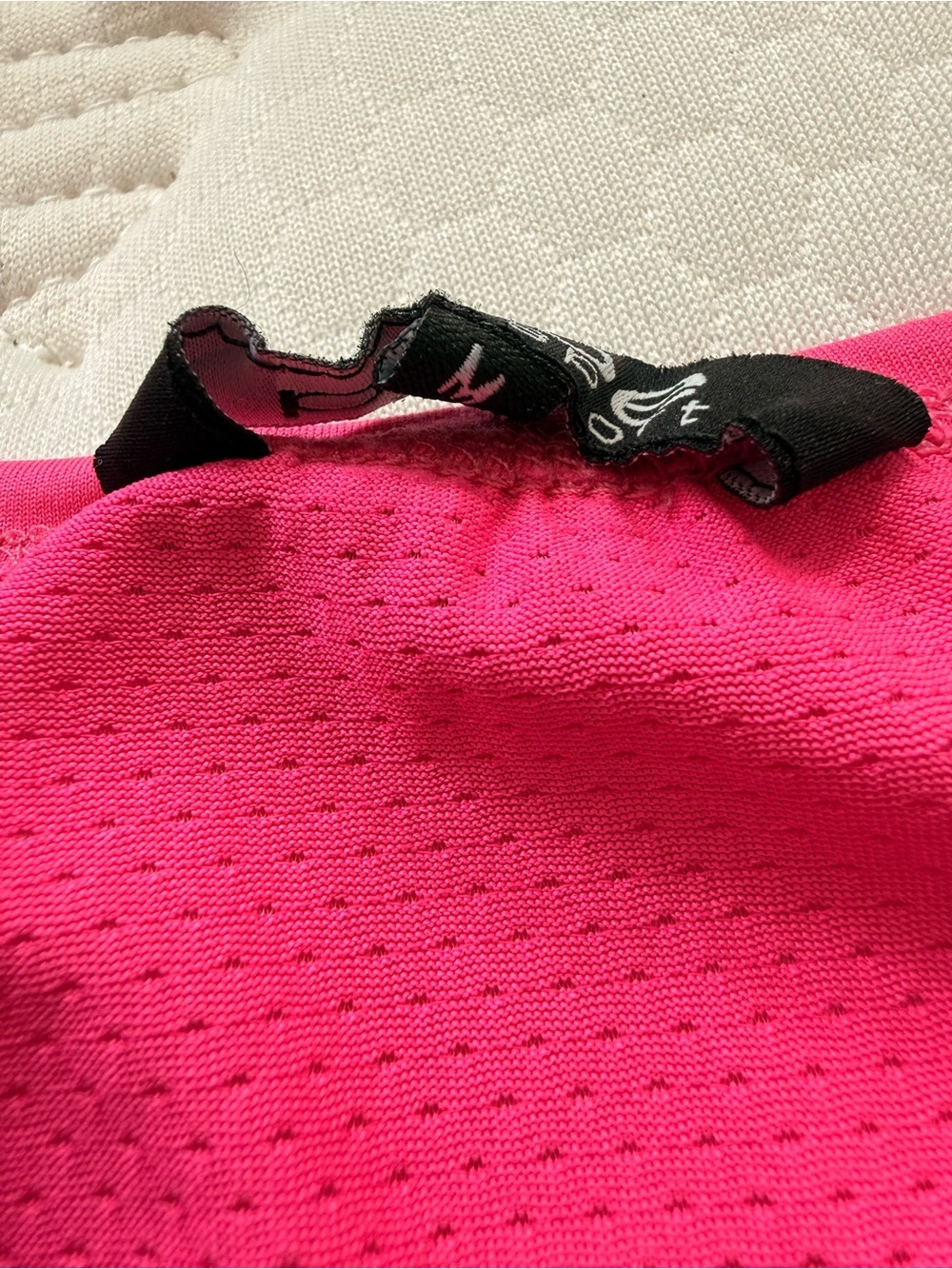 bebe Hot Pink Logo Racerback Tank - Picture 4 of 4